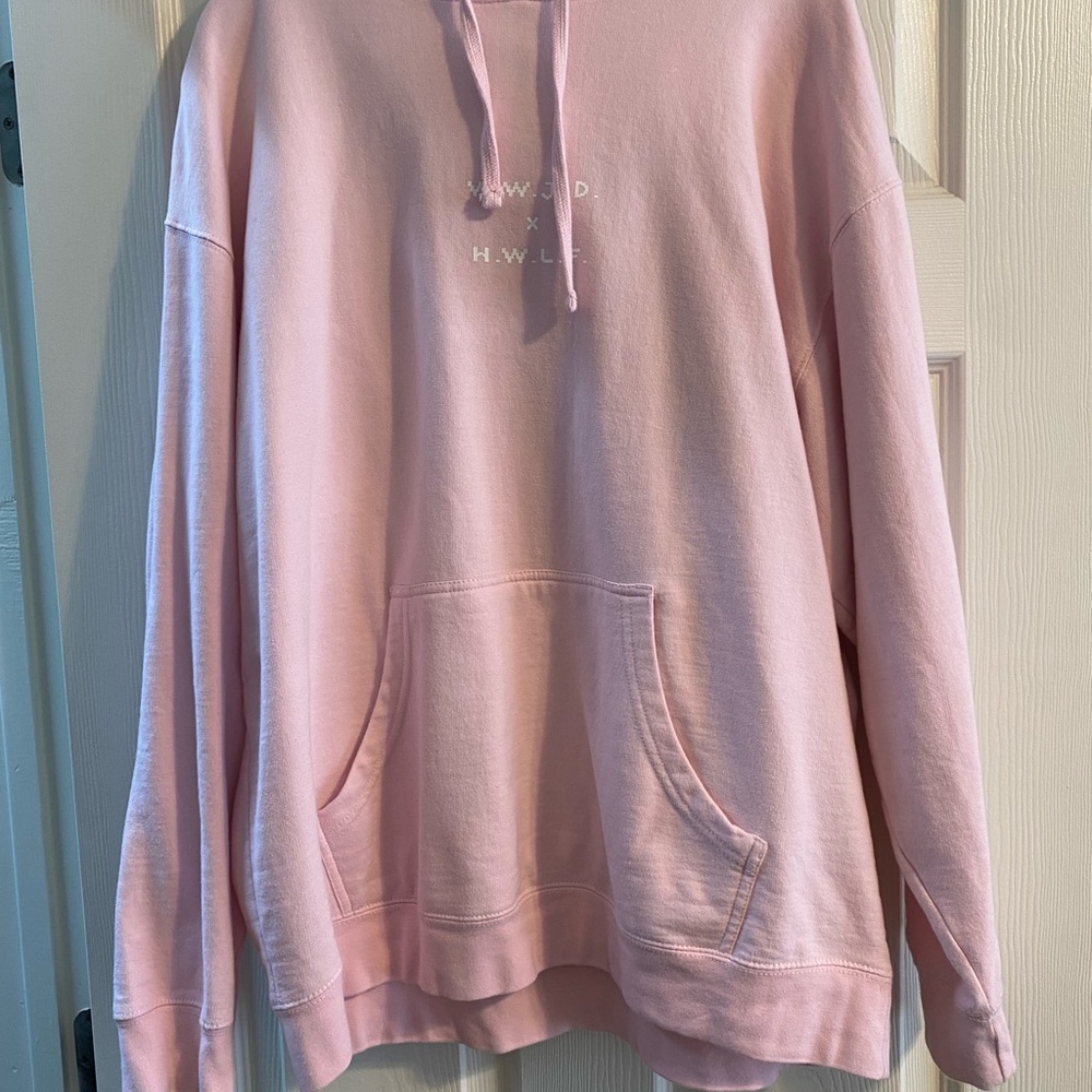WWJD X HWLF Pink Hoodie